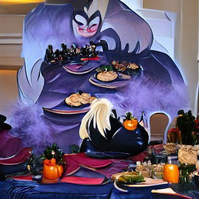 Disney Villains Thanksgiving Feast Hosted by Ursula