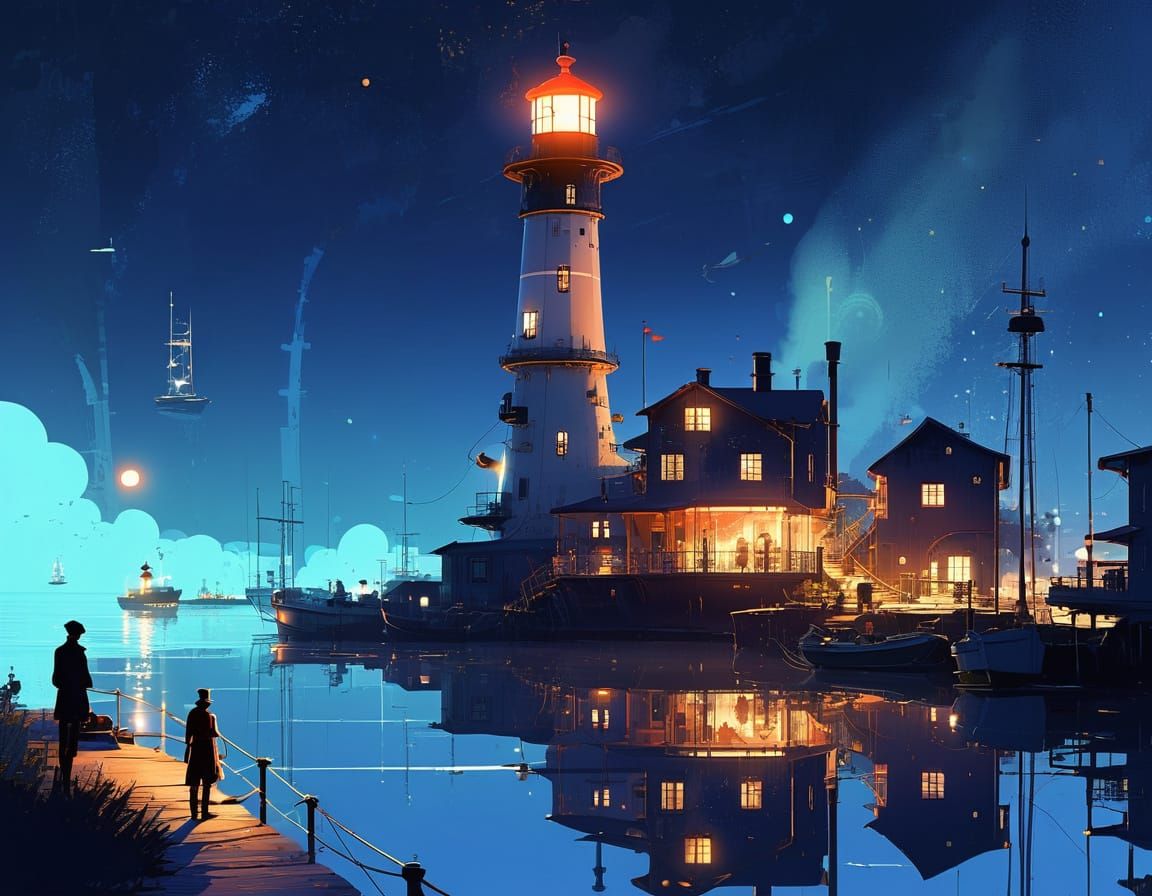 Harbor lighthouse