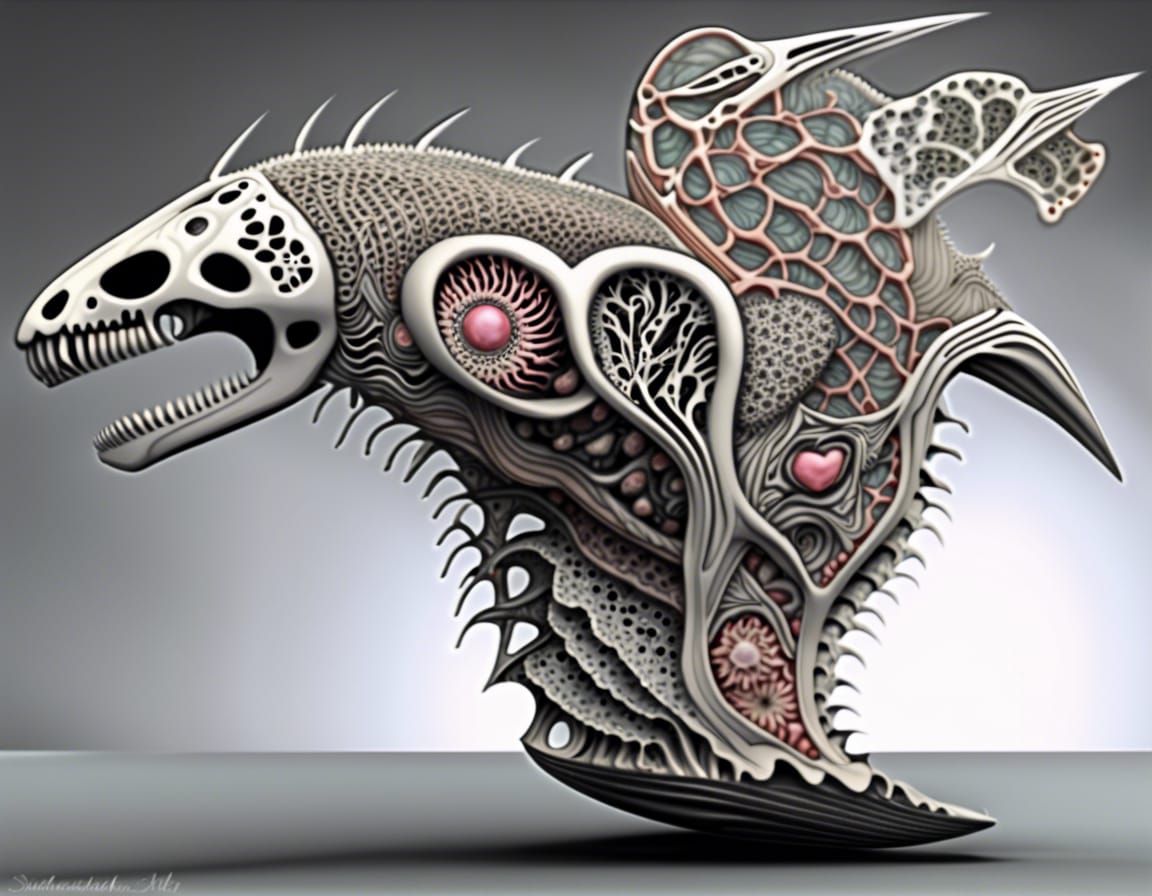 Abstract Fractal Art with Australian Elements