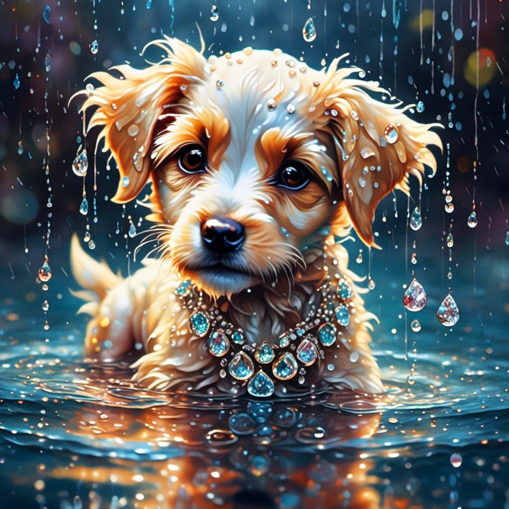 Nipper gets Wet