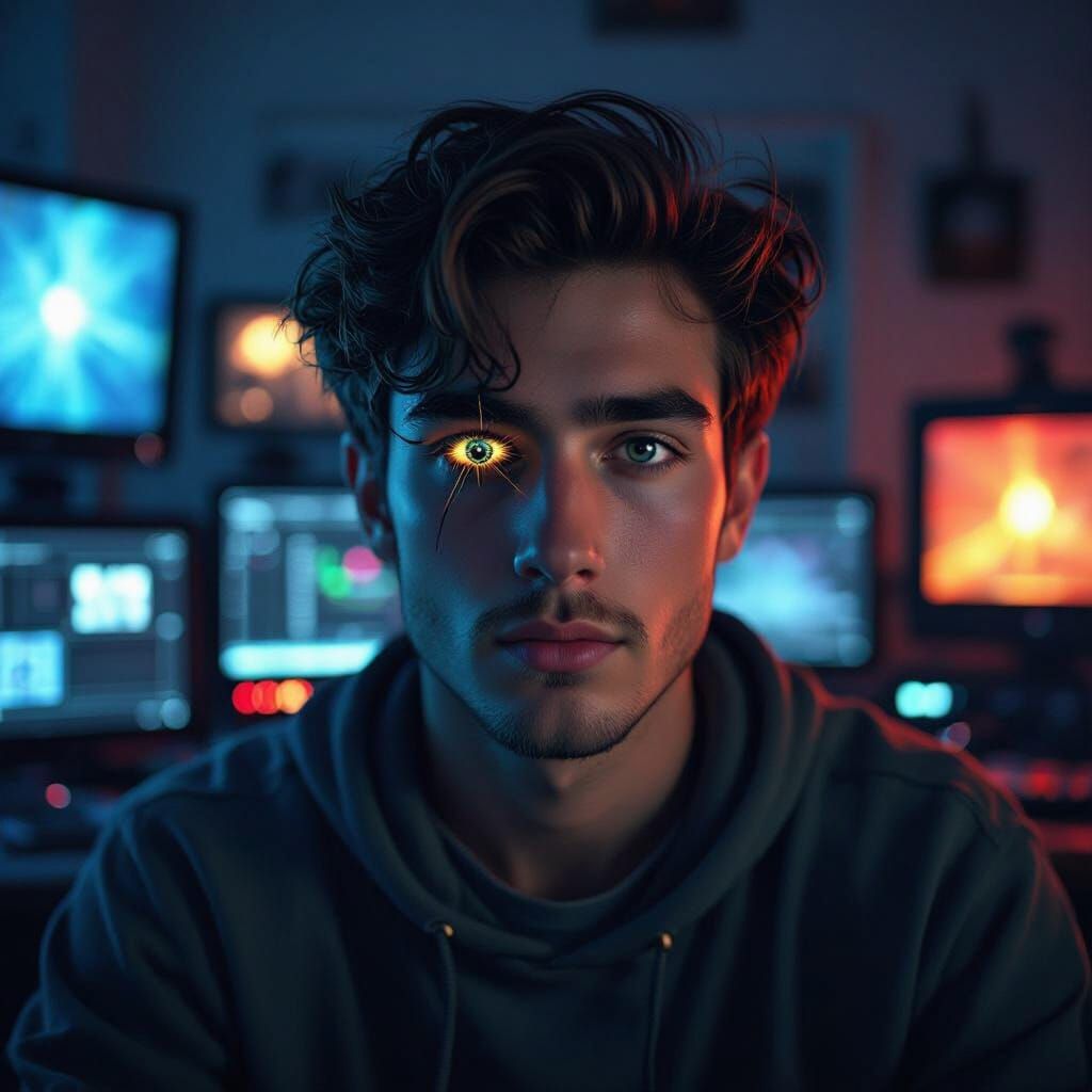 Film Editor's Surreal Vision with Hovering Fly