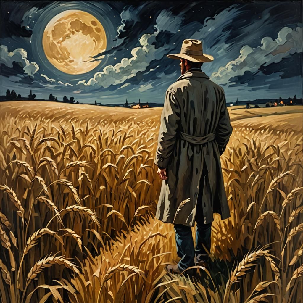 Nächtliche Ruhe im Weizenfeld“
