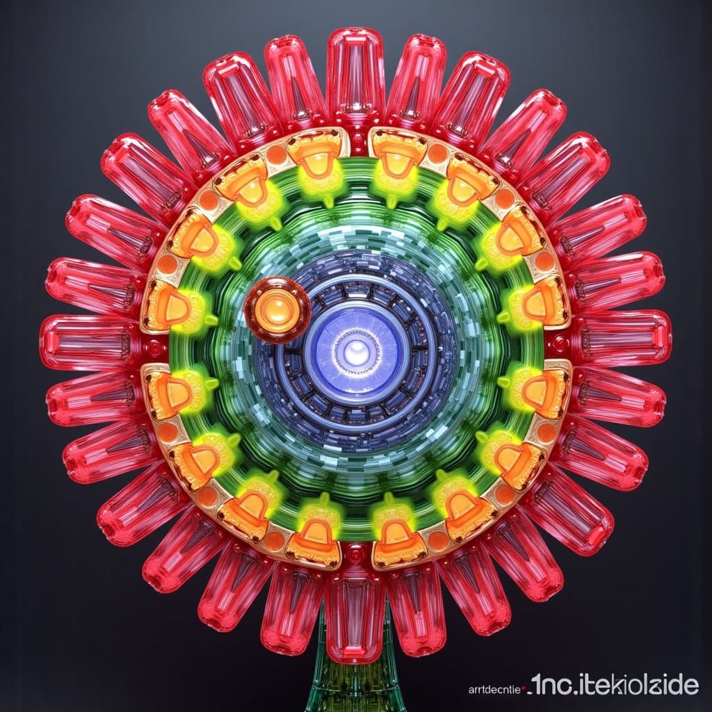 AI Interpretation of a LoRA Crystal