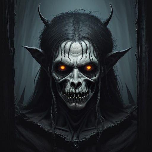 Sinister Sleep Paralysis Demon Emerges from Closet