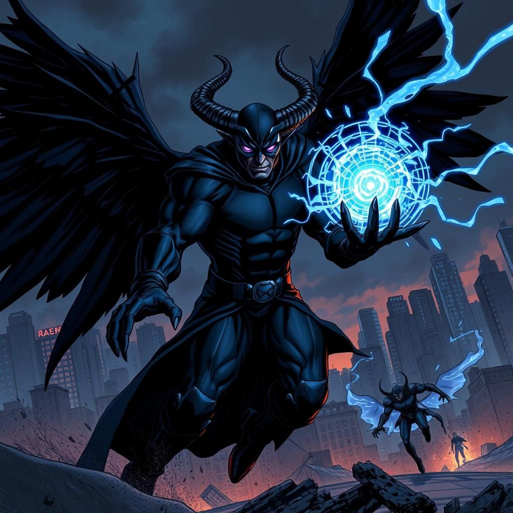 Dark Superhero Emerges with Electric Energy Sphere