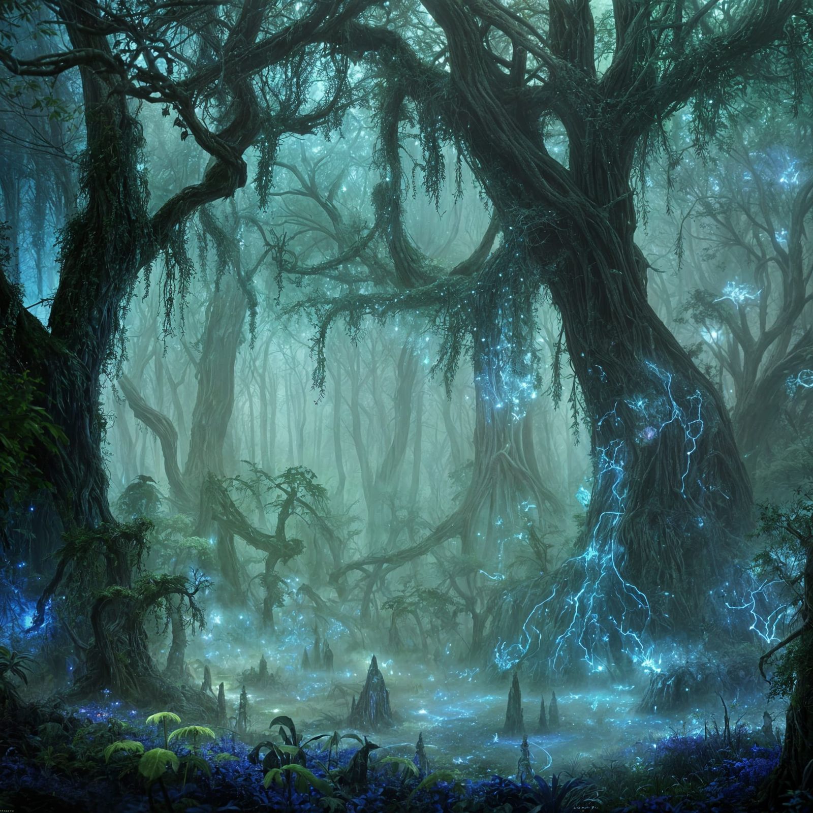 "I am a forest, & a night of dark trees... " — Friedrich Nietzsche