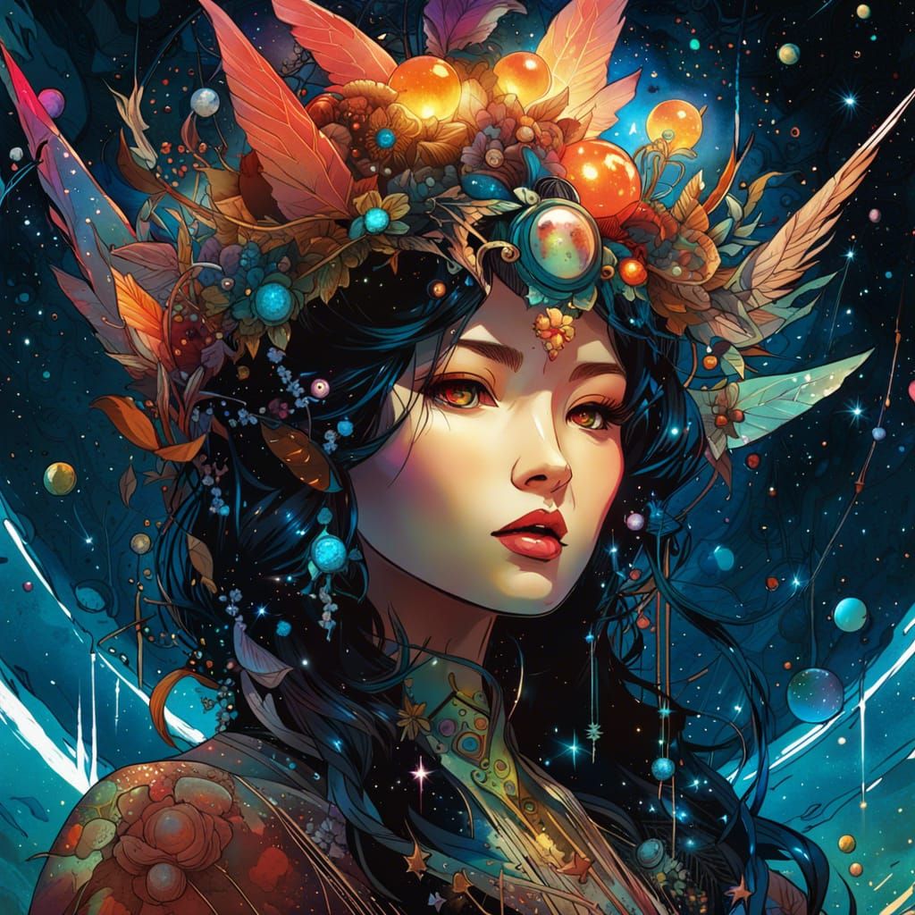 Faerie Queen Constellation in Deep Colors