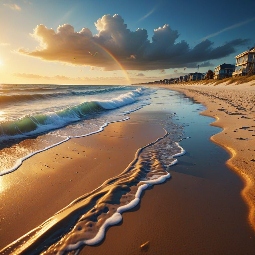 Harmonious Futuristic Beach Resort with Advanced Technology ...