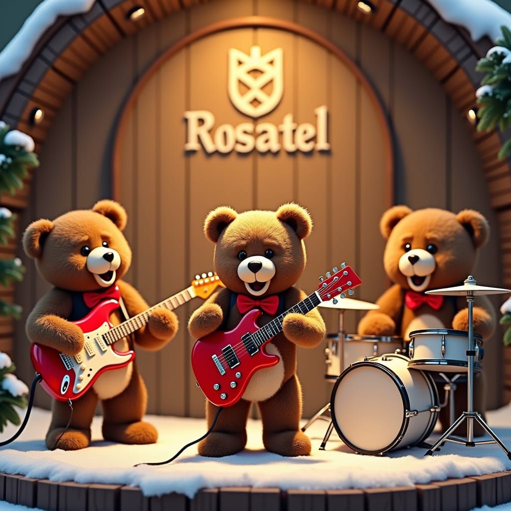 Goddess of Ice Attends Teddy Bear Concert