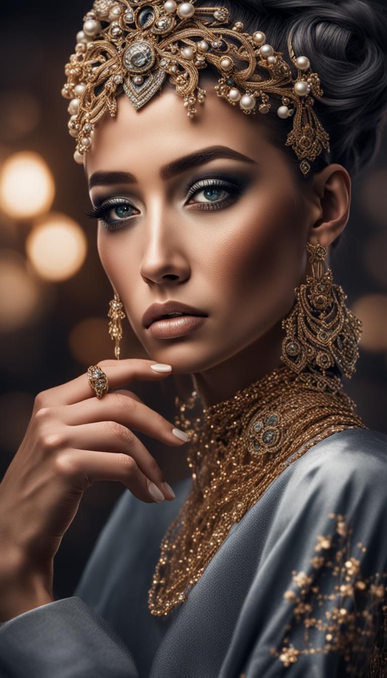 Hyperrealistic Image with Intricate Details and Sharp Focus