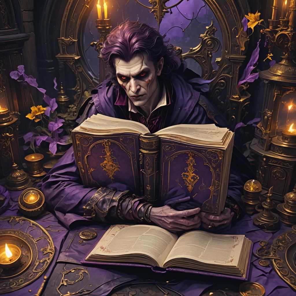 Vampire Diary in Dark Fantasy Style