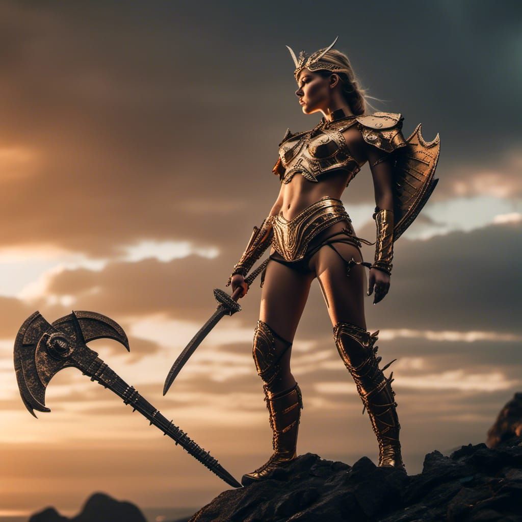 a beautiful woman <lora:Aeon Omorfia:1.0> in a two piece bat...