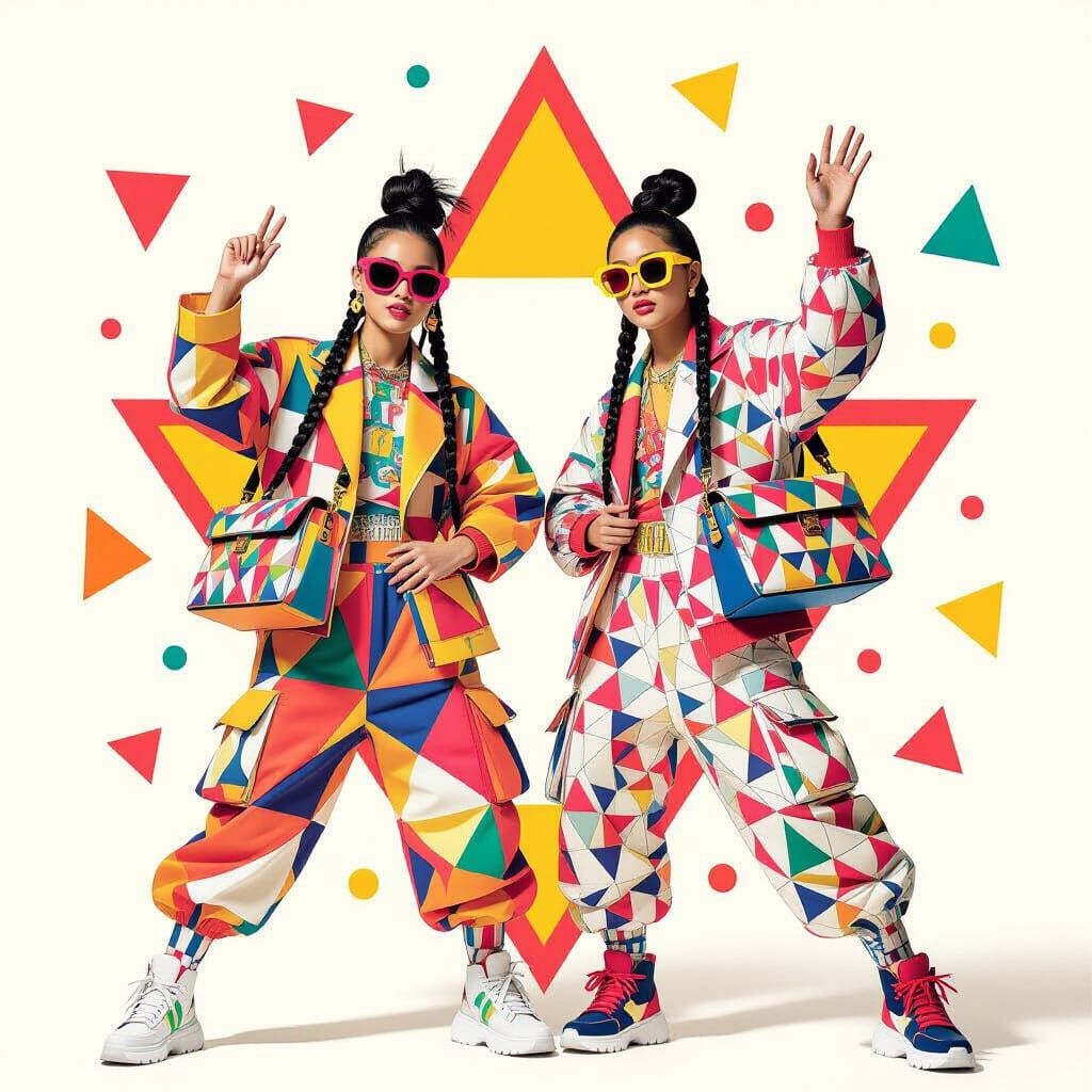 Youths in Triangle Fashion, Avant-Garde Style