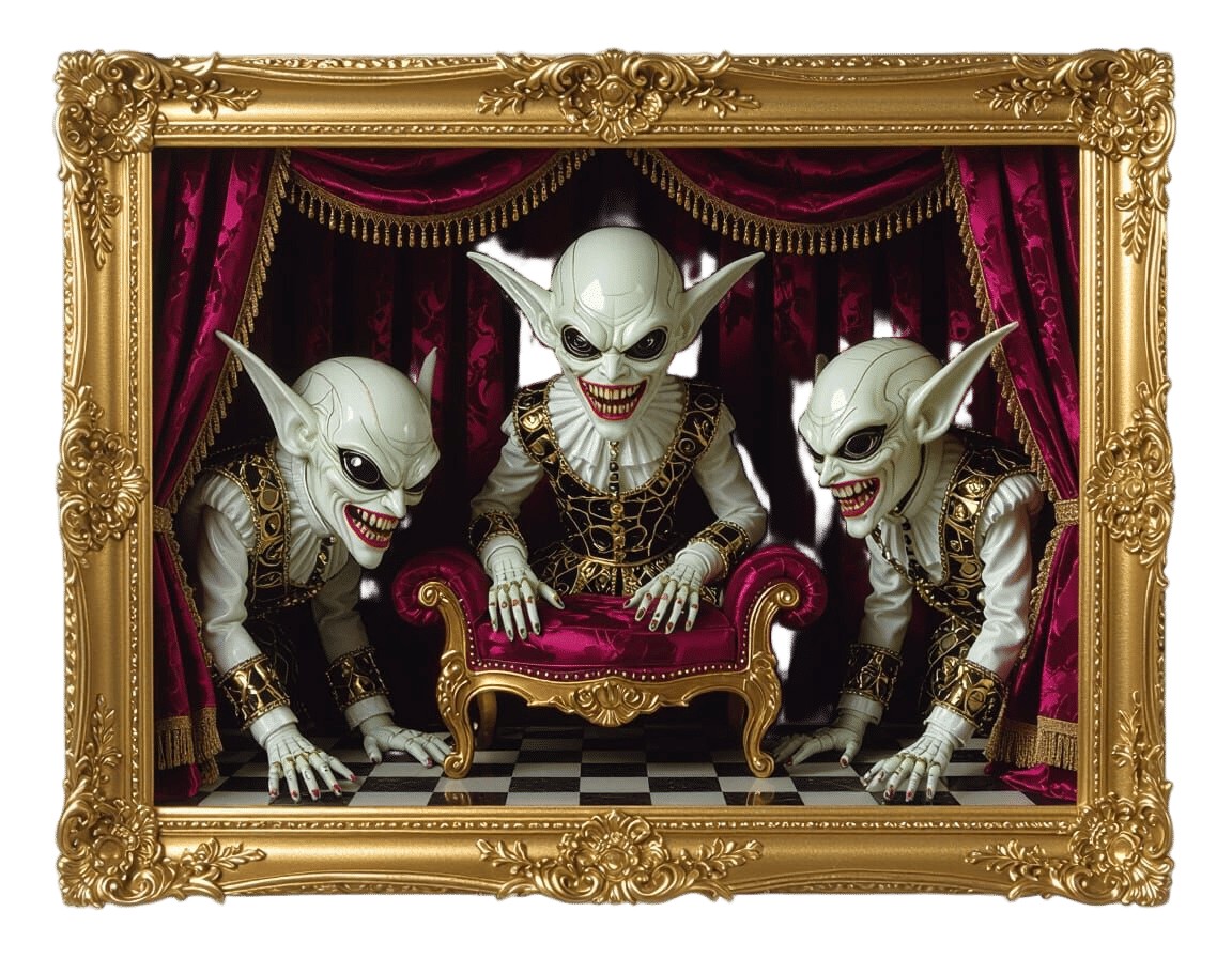 Collectible Masterworks of Cyberhybridism by Franklin Mint