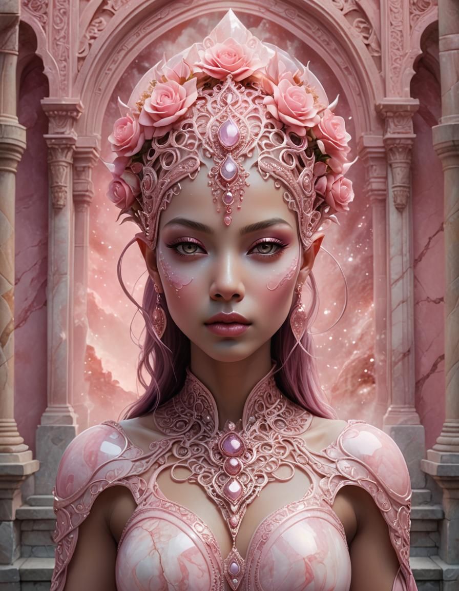 Ethereal alien woman