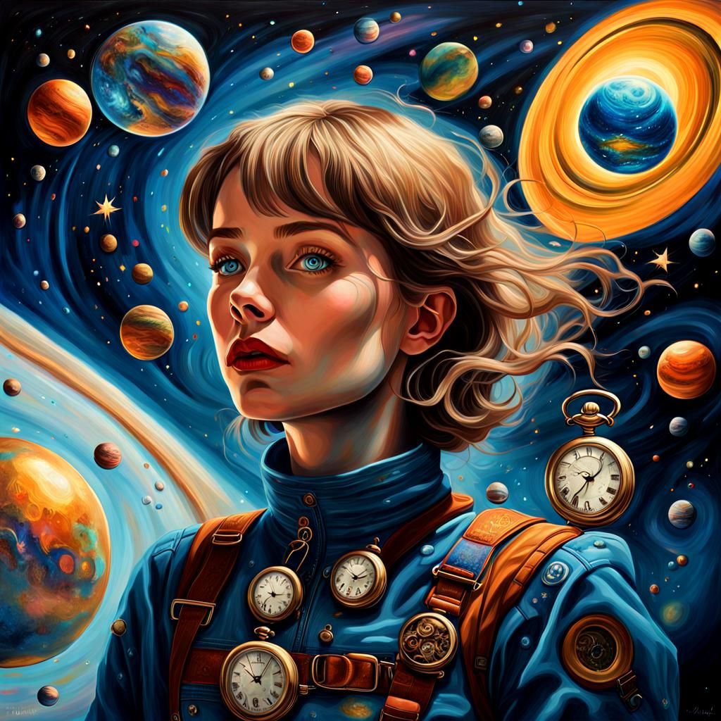 Alice in Space: A Surrealist Sci-Fi Dream