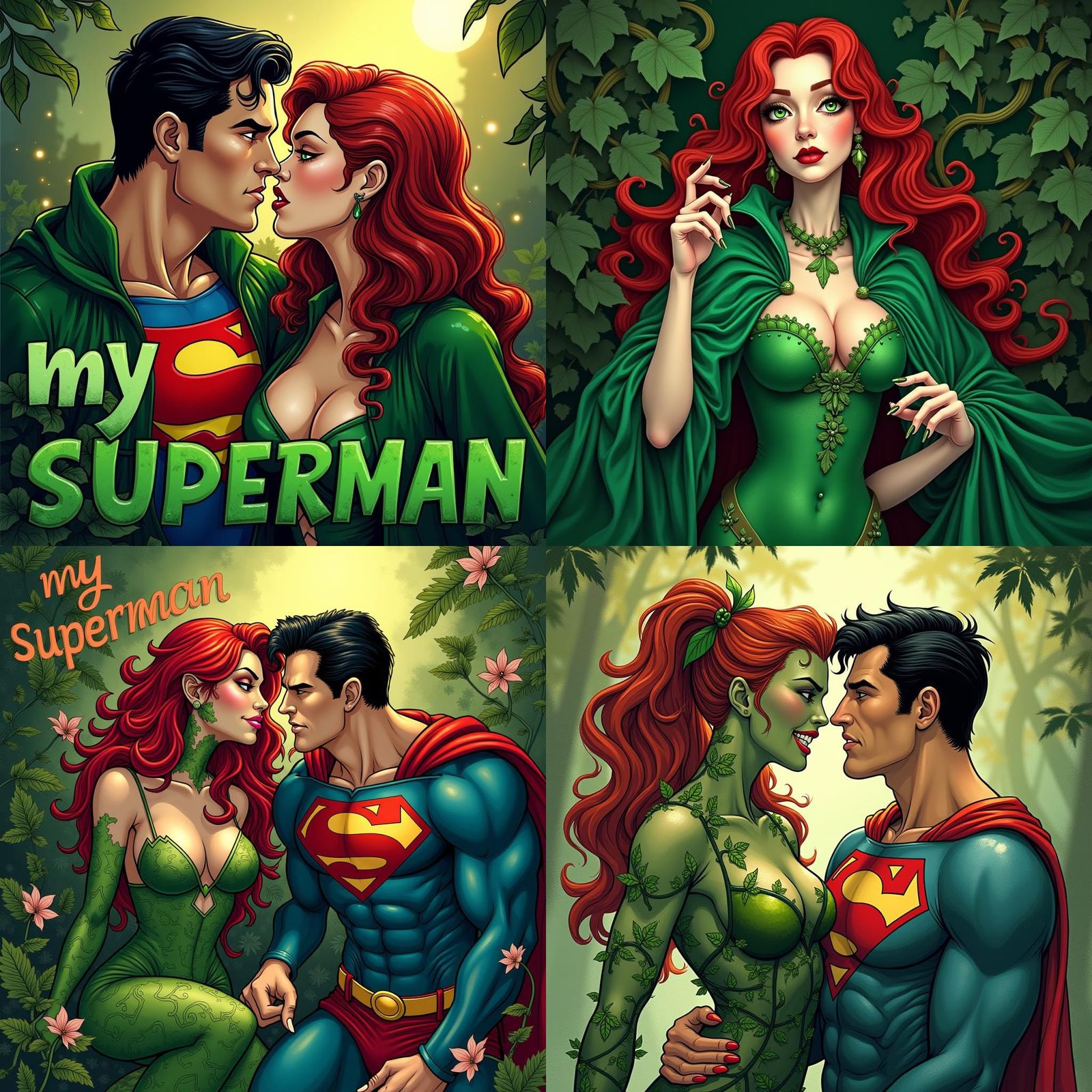 Poison Ivy's Cartoonish Control Over Superman