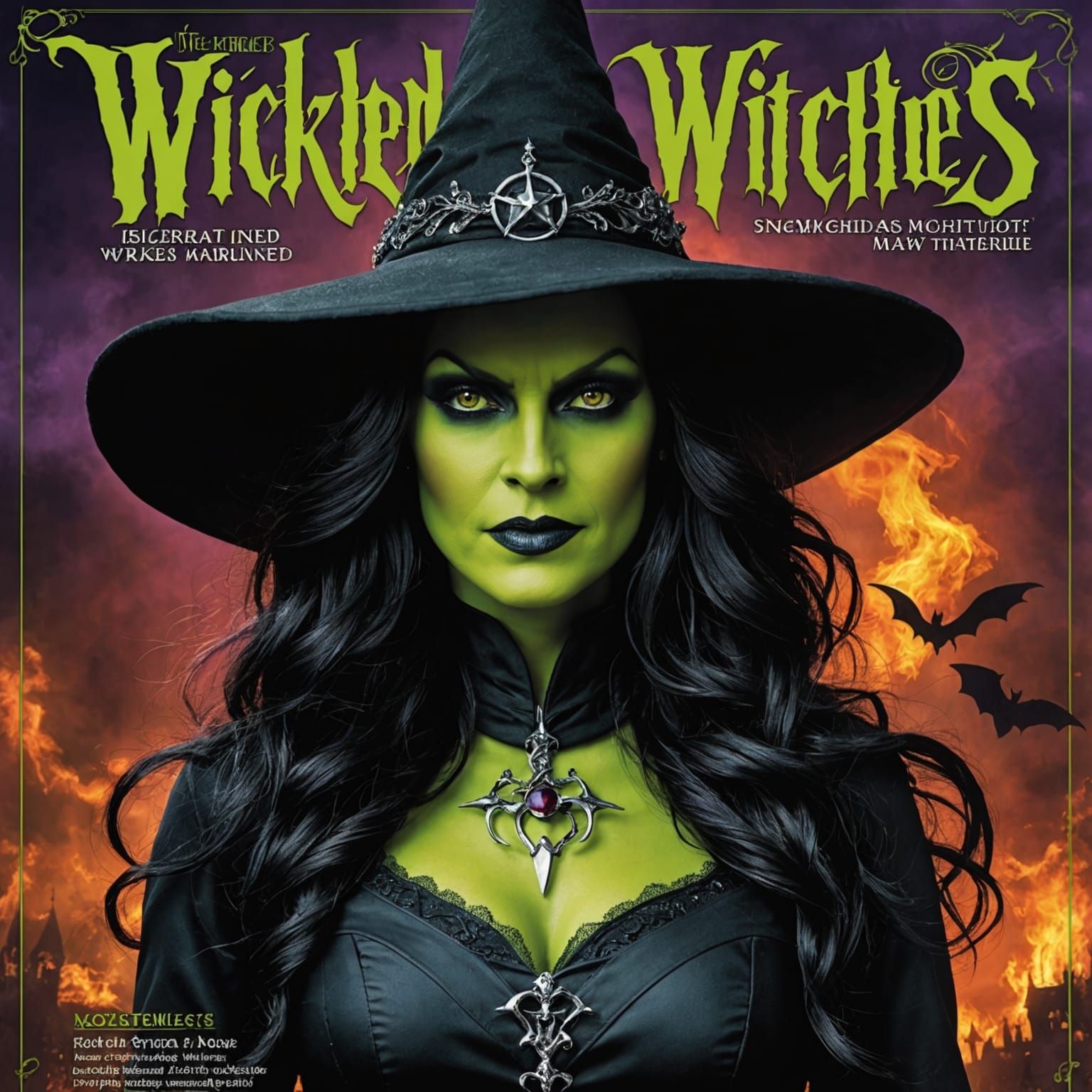 Wicked Witches Magazine Cover: July 2024 Issue