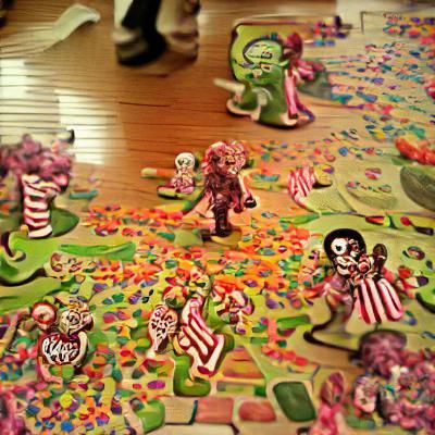 Candy Land Infested with Candy Zombies