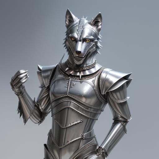 Silver Wolf as Tin Man from Wizard of Oz