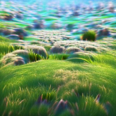 Lush Green Grassy Field in 8K Resolution