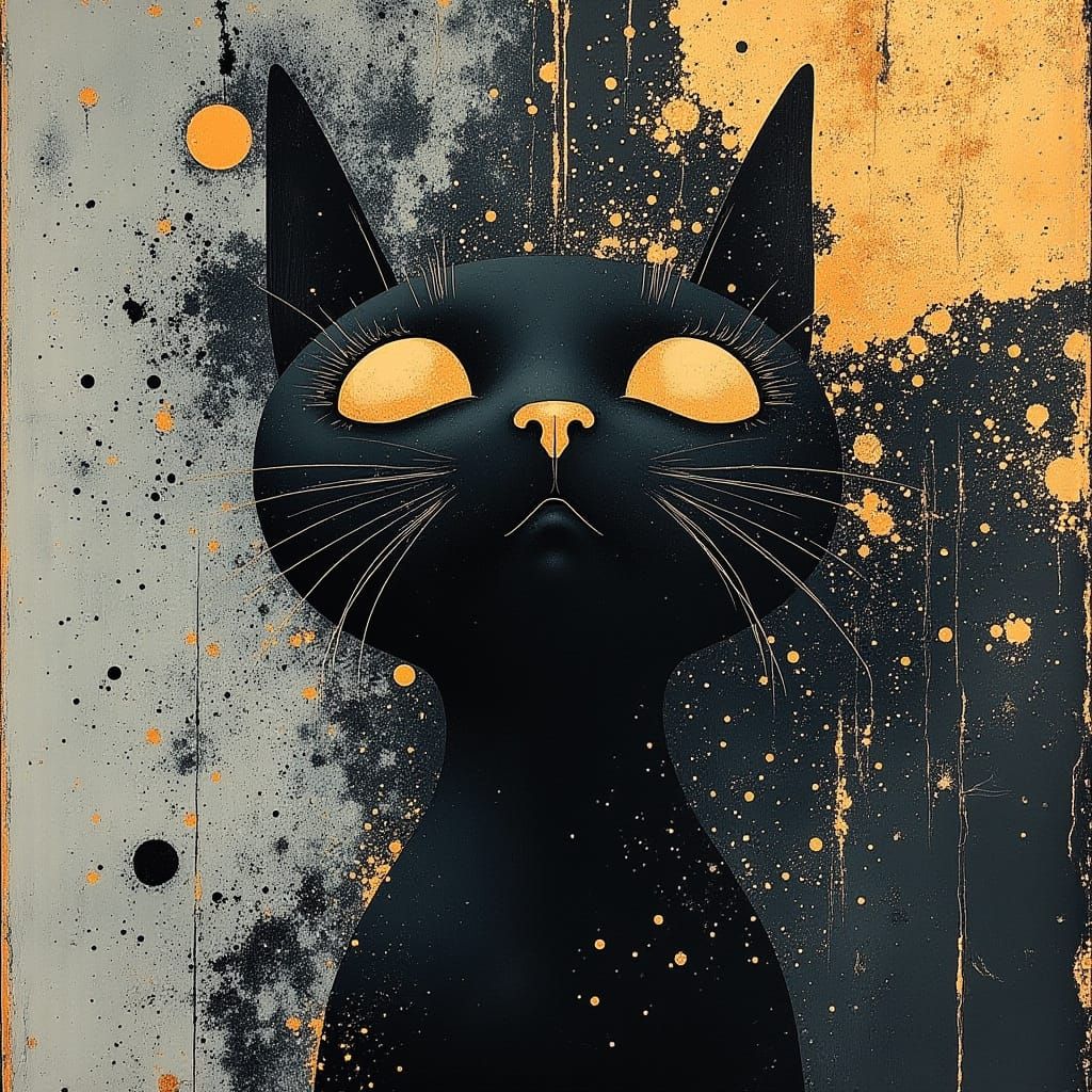 Surreal, Mysterious Woman with Black Feet