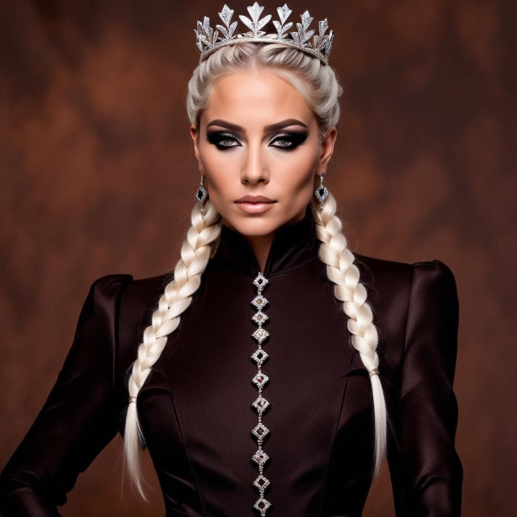 Brown Tourmaline Goddess of Inspiration in HDR