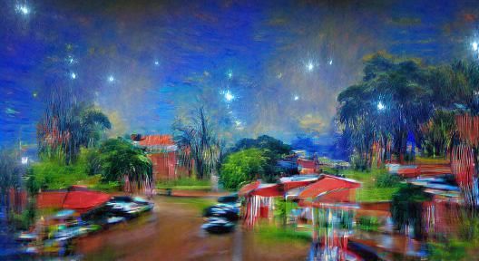 Stars Fading in Paraguay: Impressionistic Hyperrealism