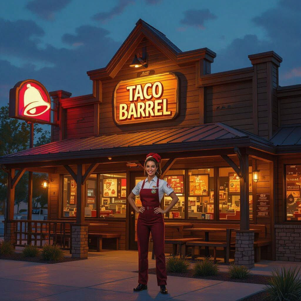 Taco Bell and Cracker Barrel Restaurant Mashup