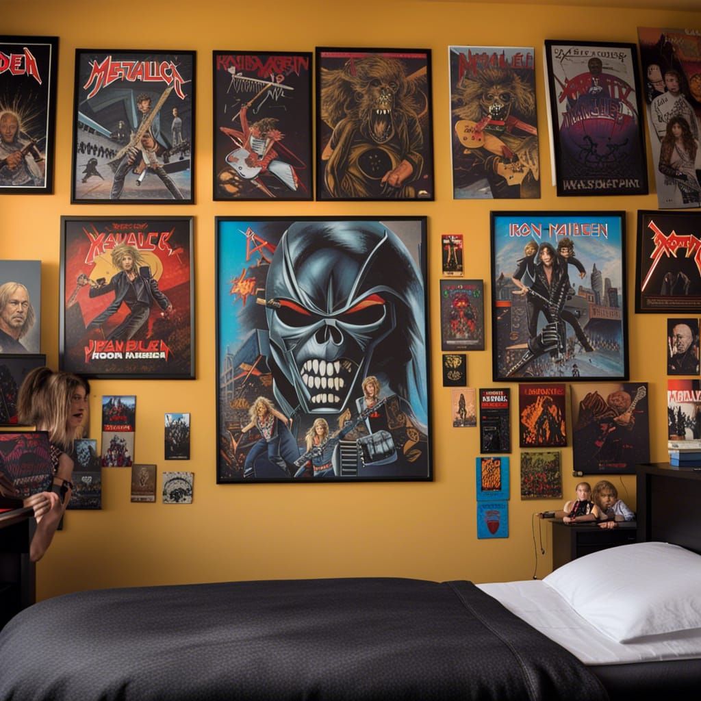 An 80's Teenager's Bedroom