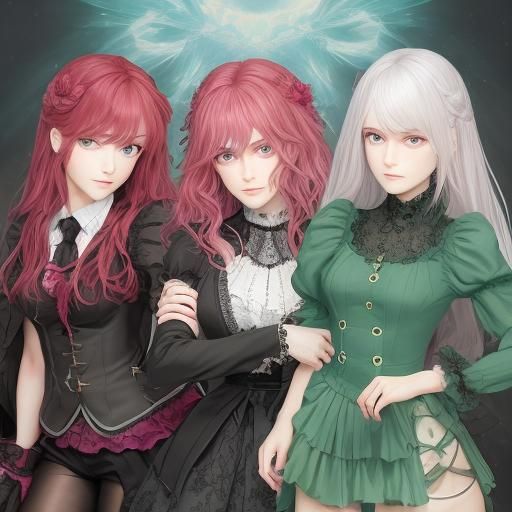 Hyperrealistic Anime Girl Portrait in Digital Art