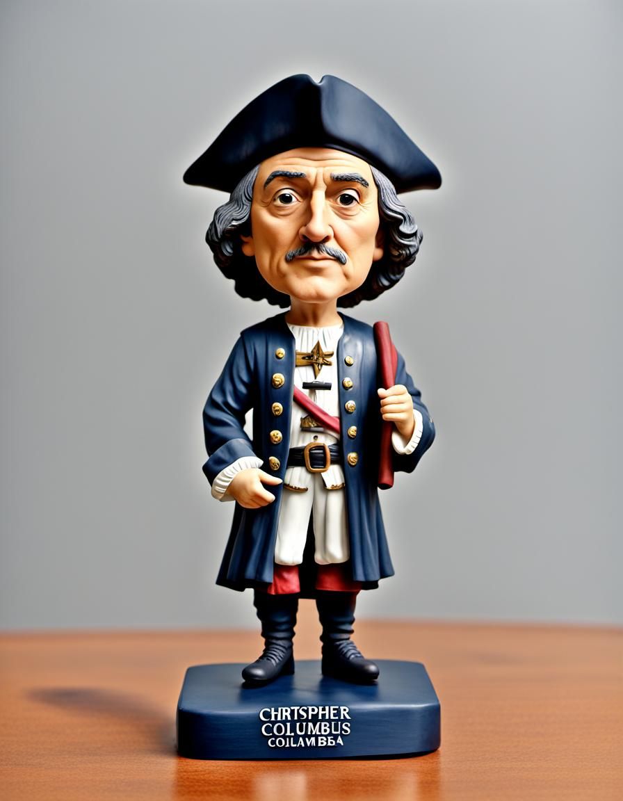 Christopher Columbus Bobblehead Figurine
