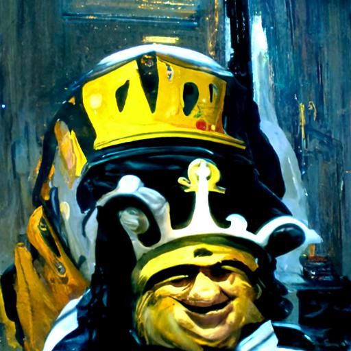 King Bob: Oil Painting Portrait