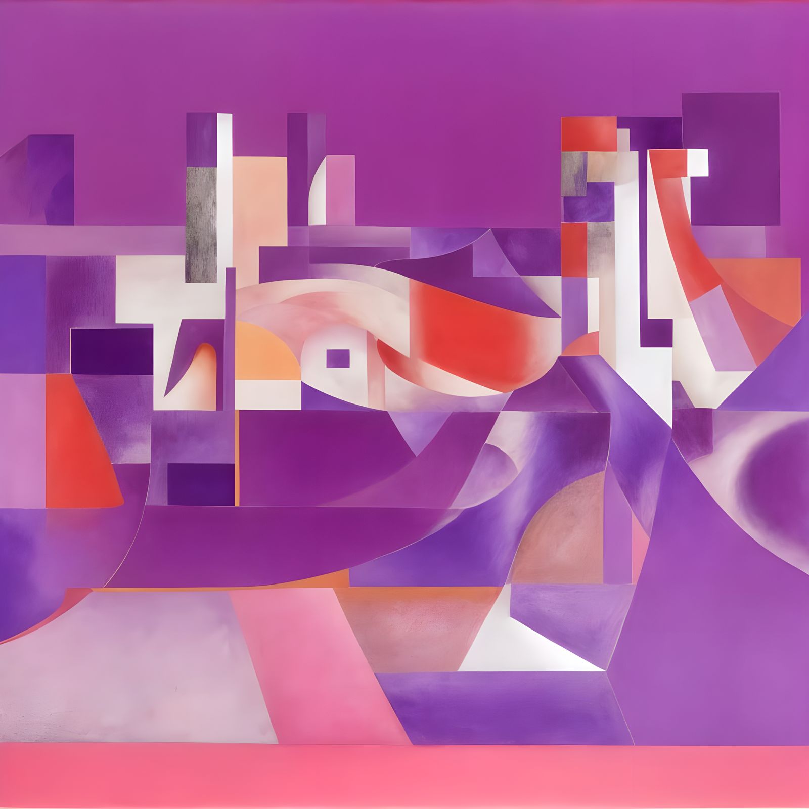 Intricate Abstract Painting with Incredible Depth