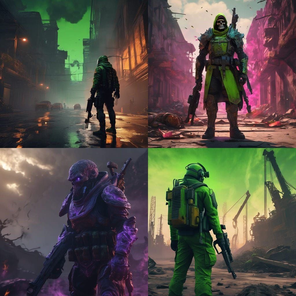 Fantastical Leader of the Toxic Reapers in Intricate Matte P...