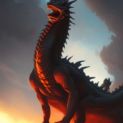 Dragon's Fiery Reign: A Dark Fantasy Masterpiece