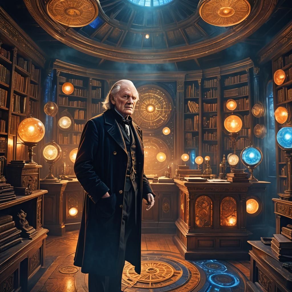 First Doctor in TARDIS: Fantasy Concept Art