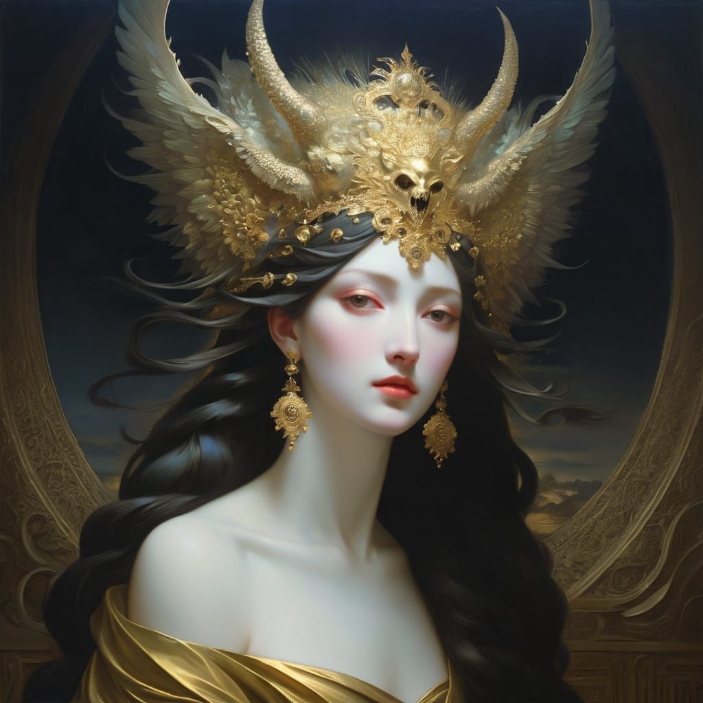 Dreamlike Surrealism in Symbolist Style