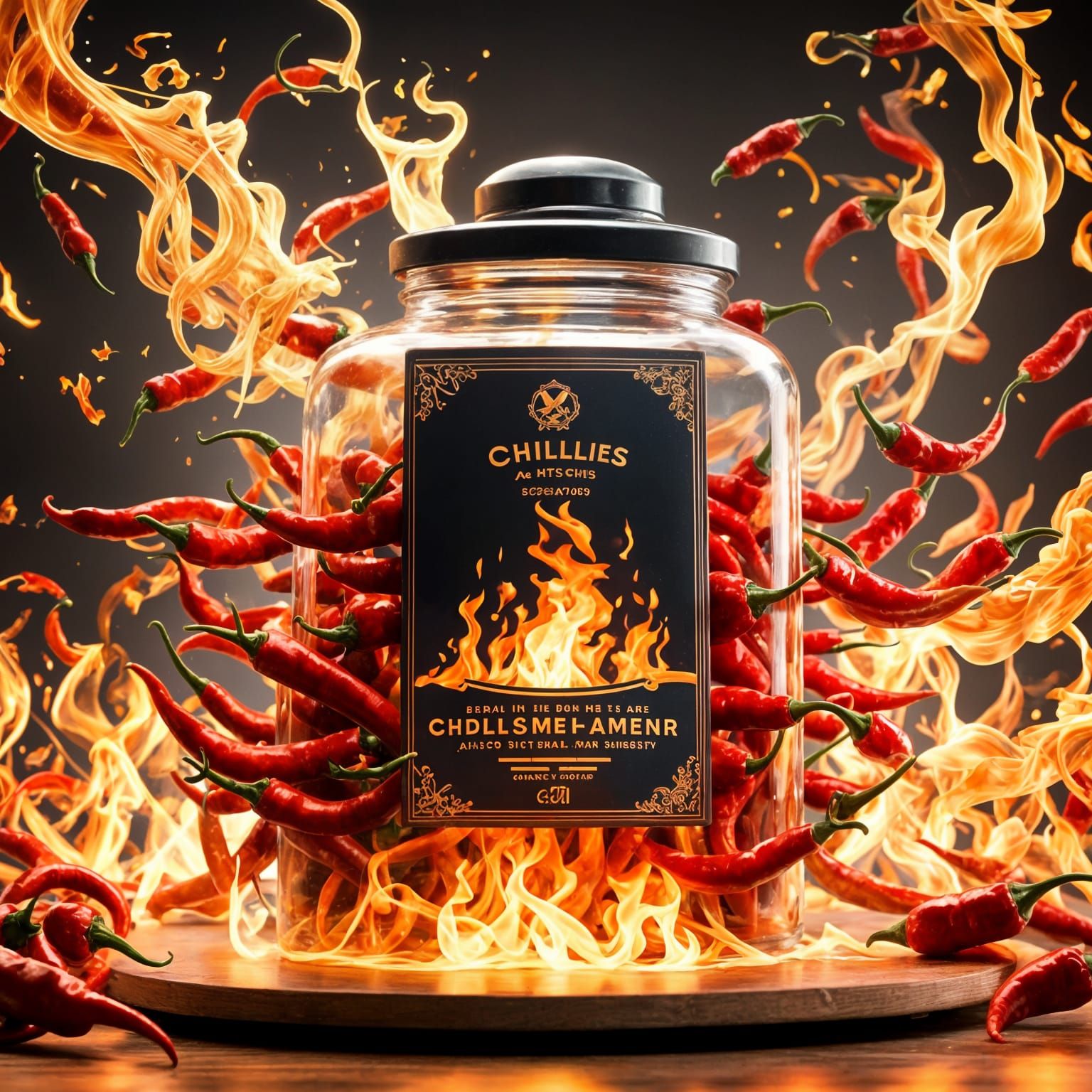 Mesmerizing Optical Illusion with Fire Extinguisher in 3D