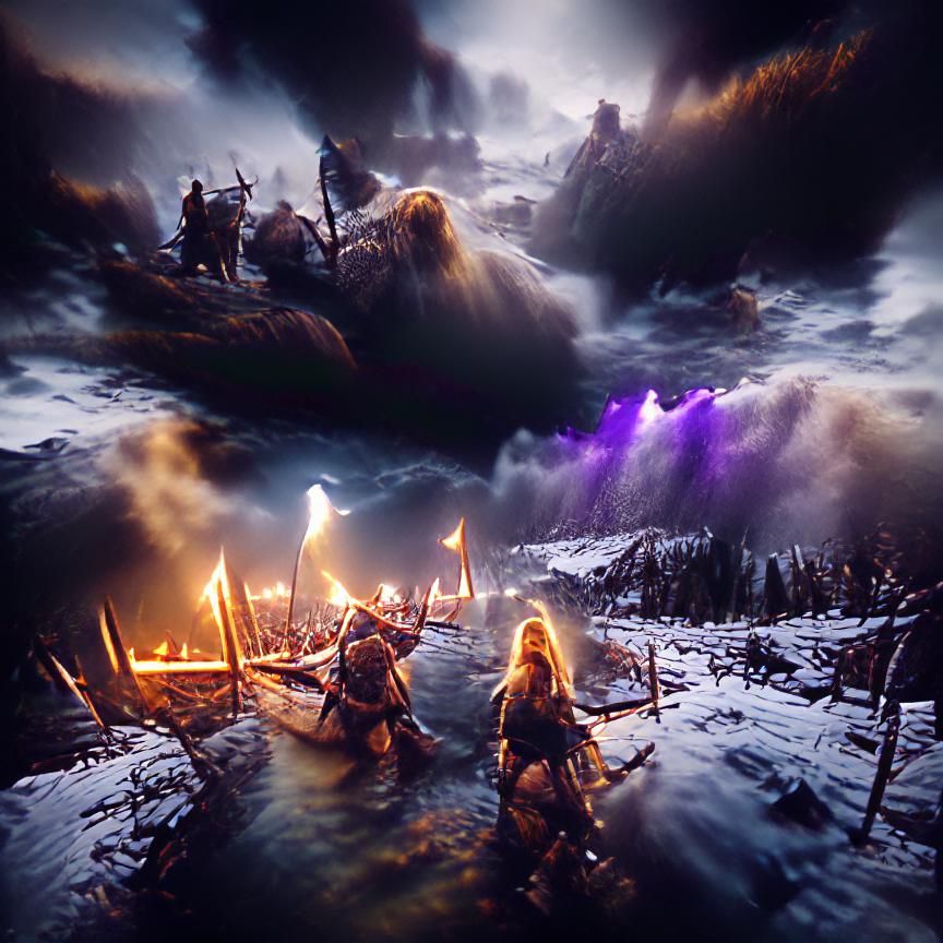 AI Generated Image of Valhalla