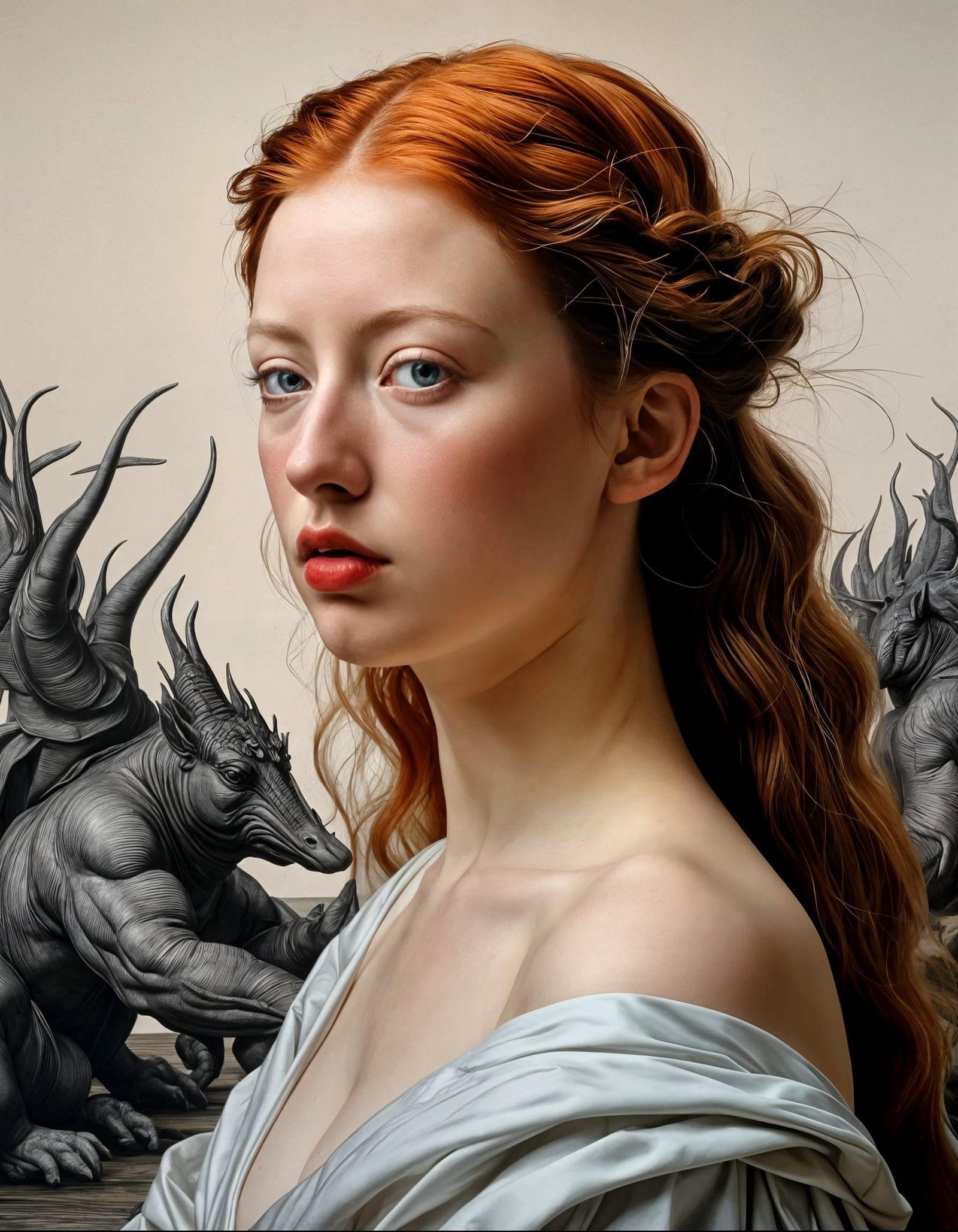 Abstract Portraits of 15th Century Life in Magical Realism