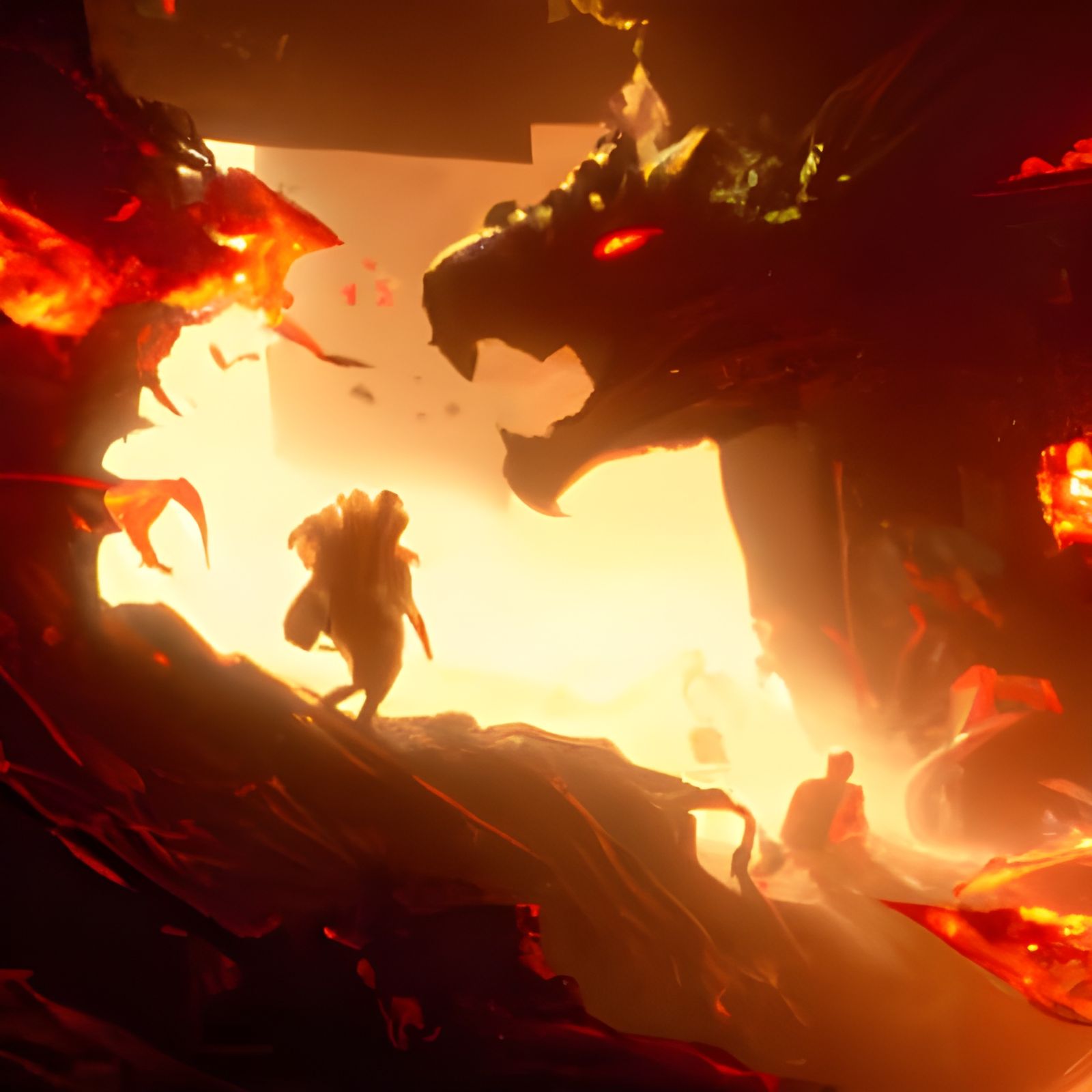 Dante's Journey Through Hell: Dark Fantasy Art