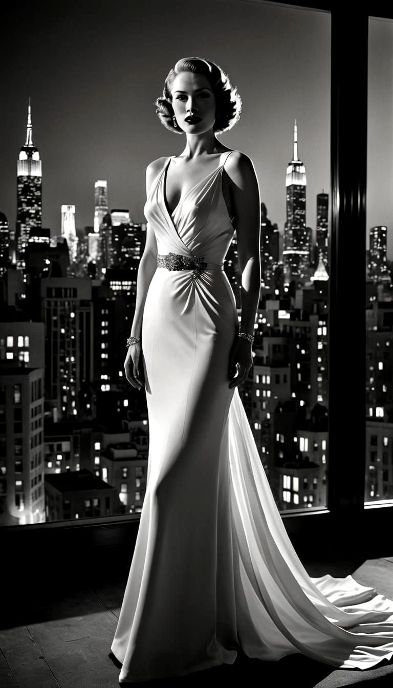 1939 New Year's Eve Art Deco Glamour