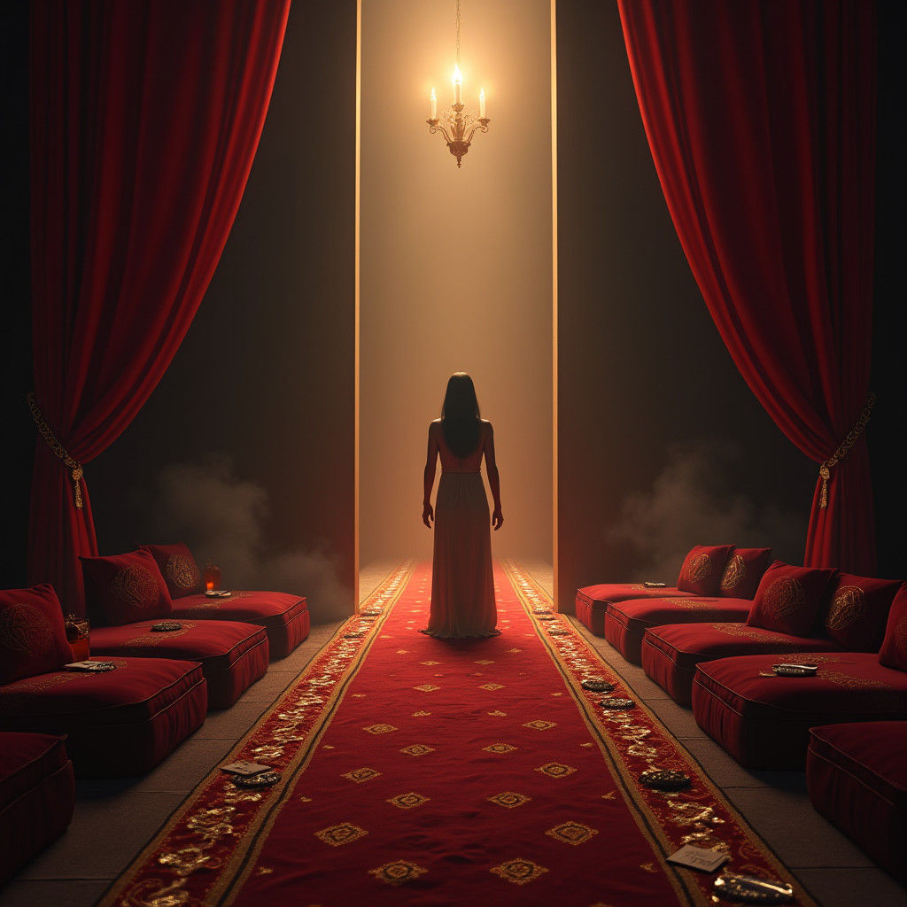 Figure at Crossroads: Temptation or Light in Hyperrealism