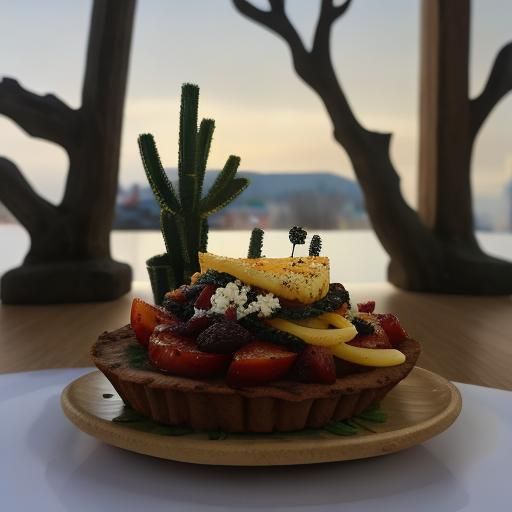 Mouse Made of Reeds Wearing Glasses