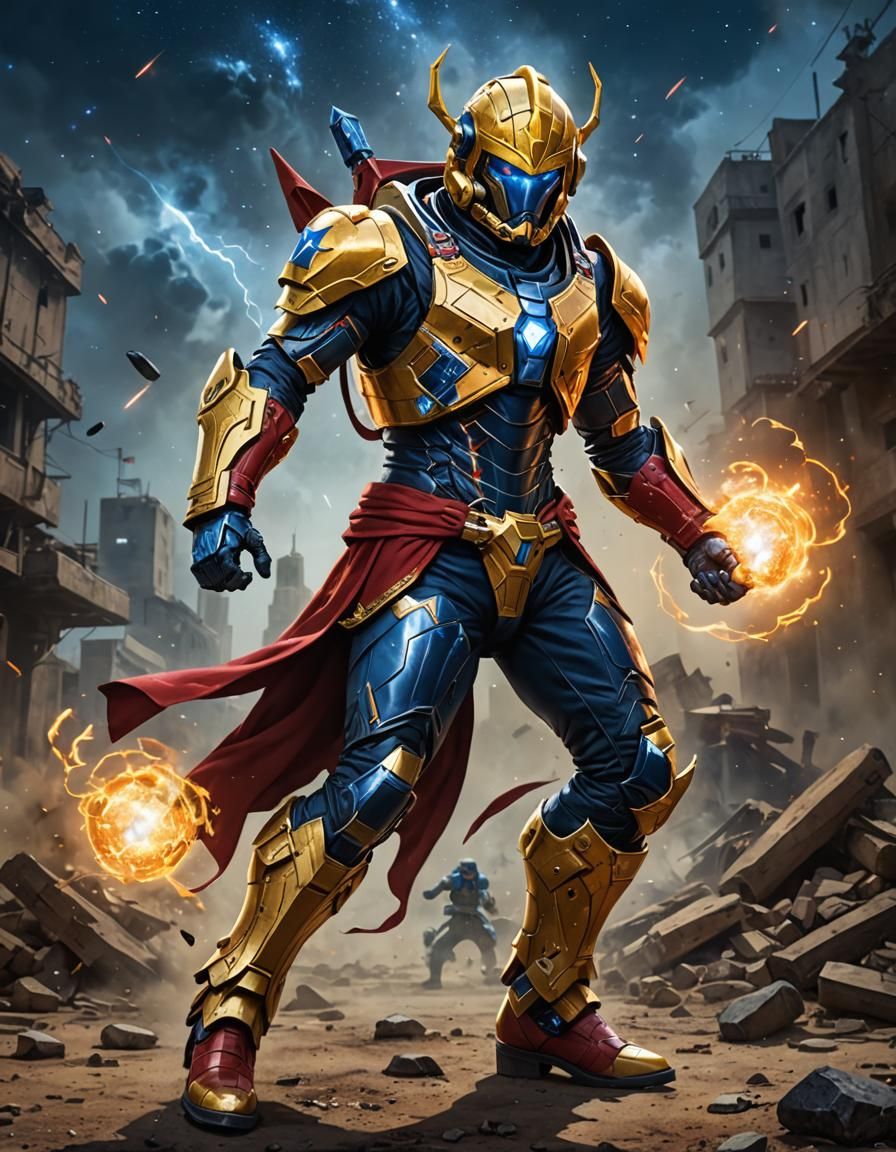 Orion, Mighty Warrior in Space, Digital Art