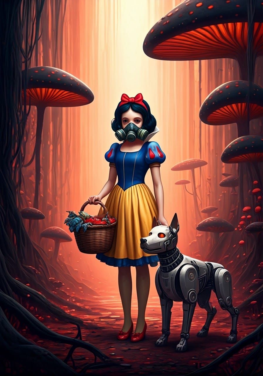 Snow White on alien planet.