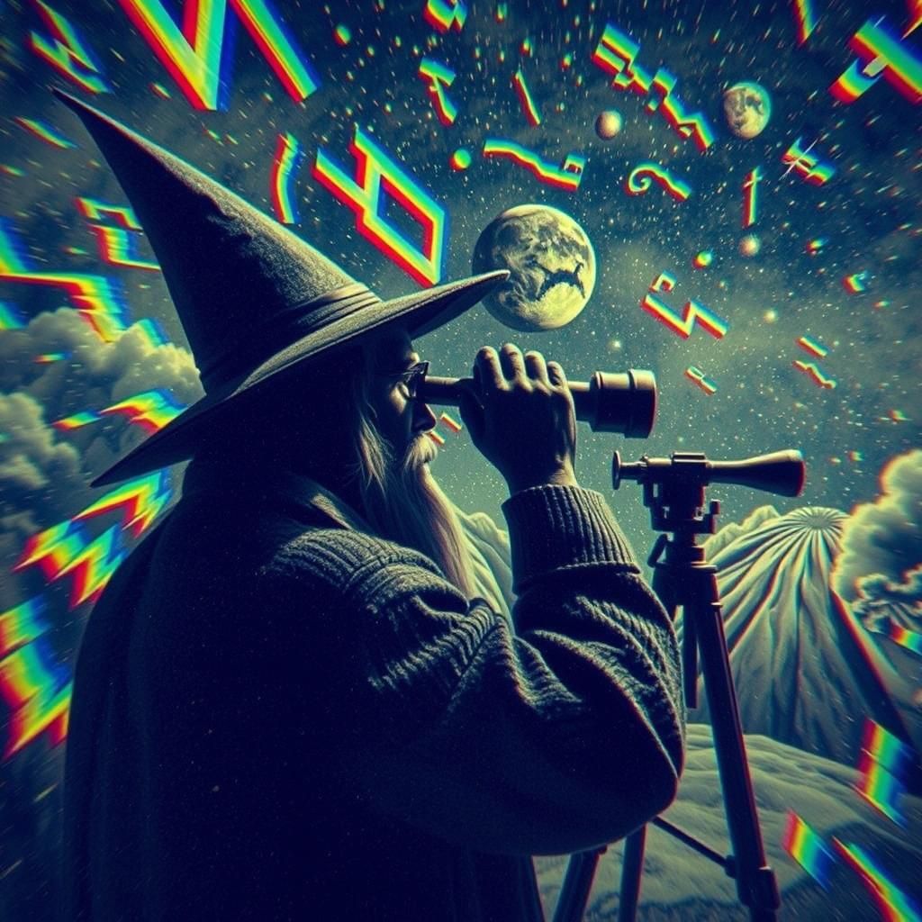 Wizard of Oz Hologram in 1960s Prism Art