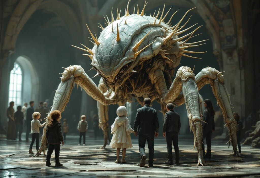 Towering Alien Ambassador Visits Earth