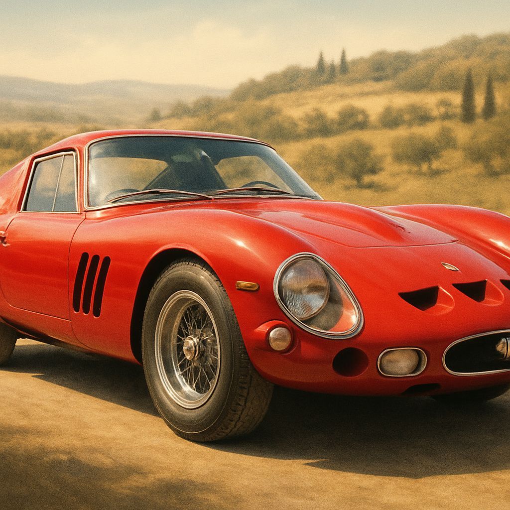 Vintage Italian Sports Car in Photorealistic Detail
